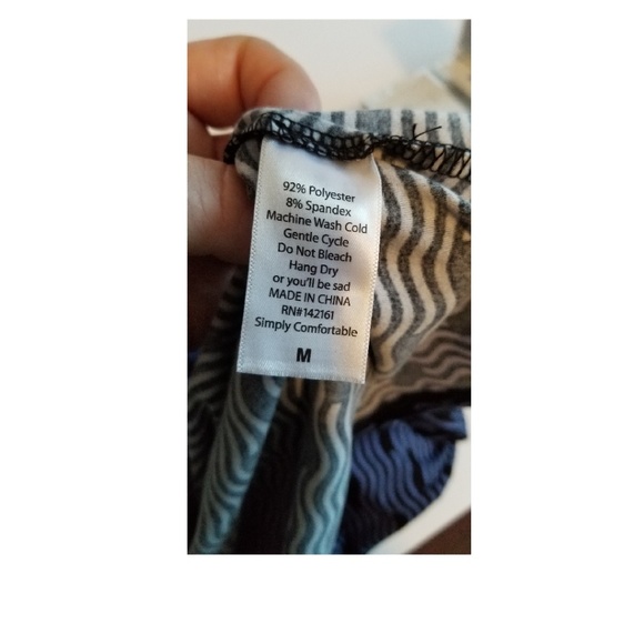 Lularoe Simply Comfortable Blue Print Julia Dress - Picture 4 of 4